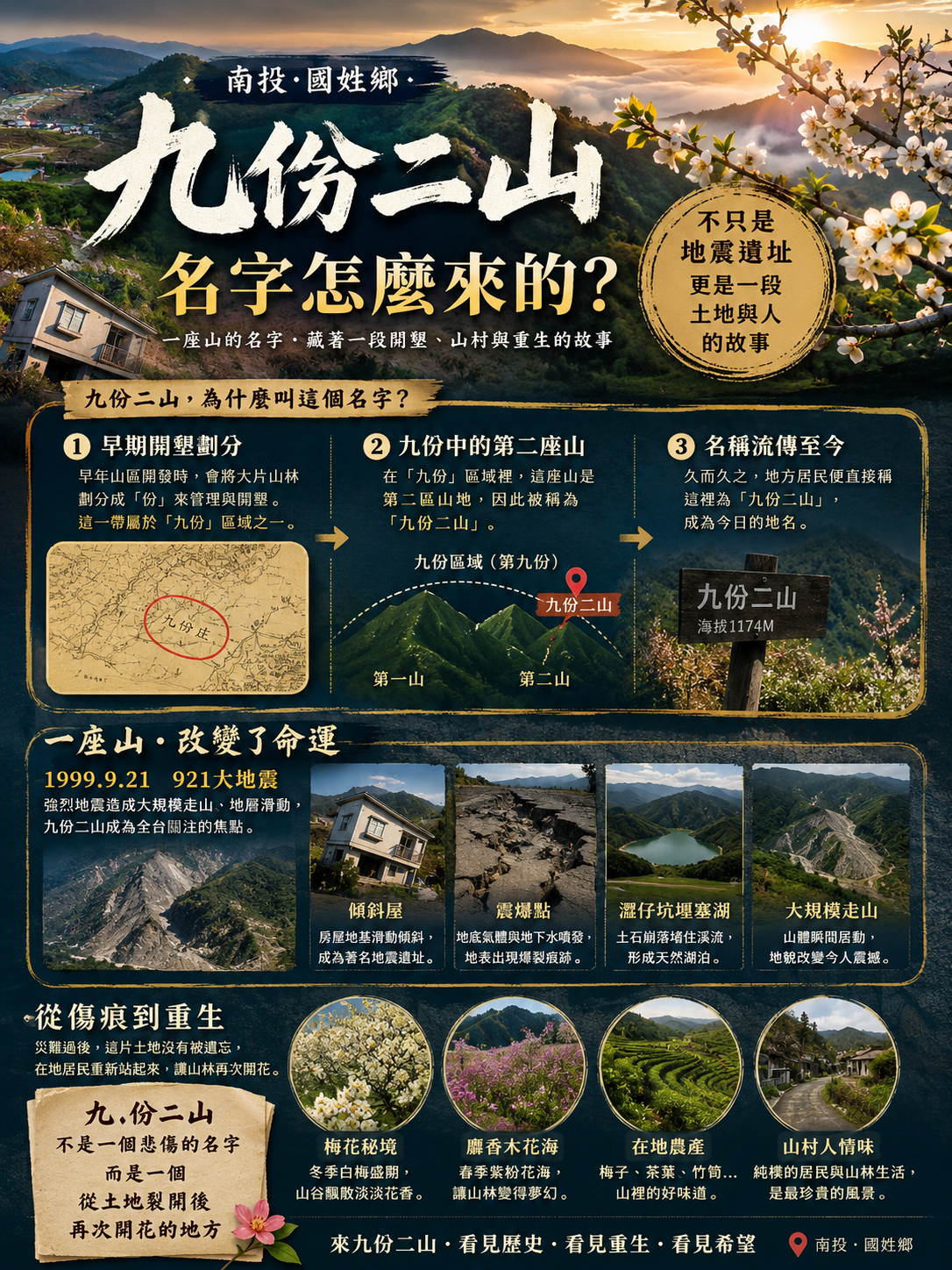 南投國姓九份二山,名字怎麼來的?一座山的名字,藏著一段開墾、山村與重生的故事