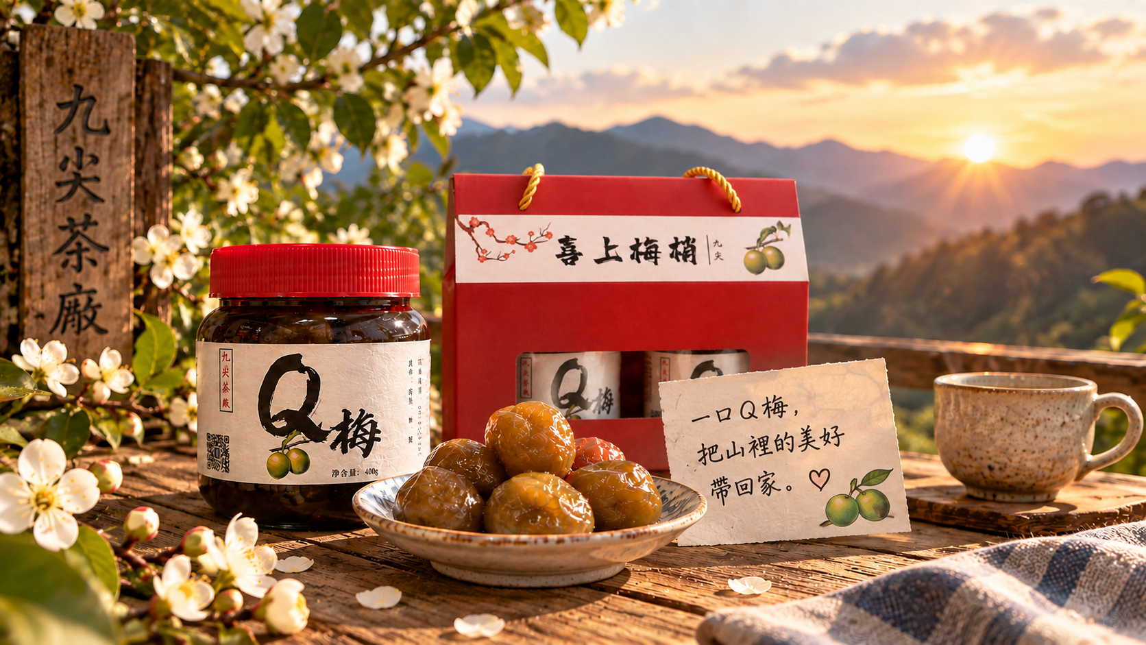 九尖茶廠 Q梅與九份二山